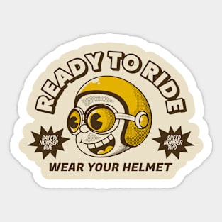 Ready to ride Sticker